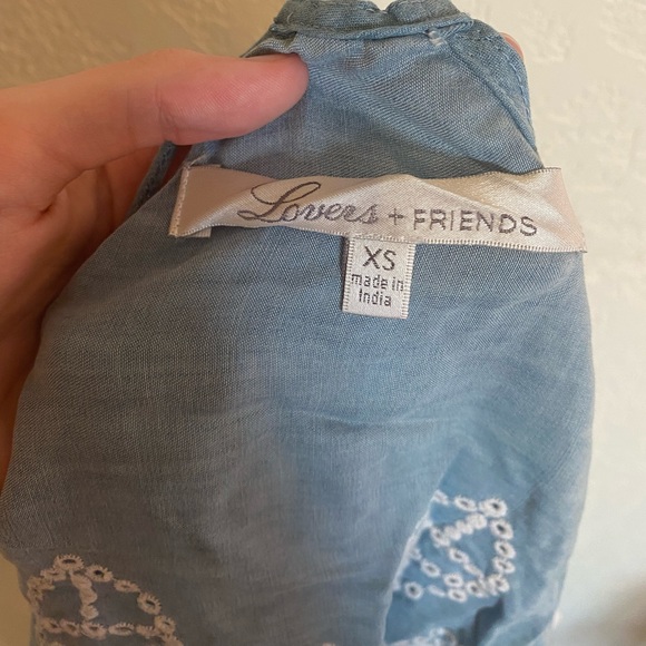 Super cute blue boho top - Picture 6 of 9